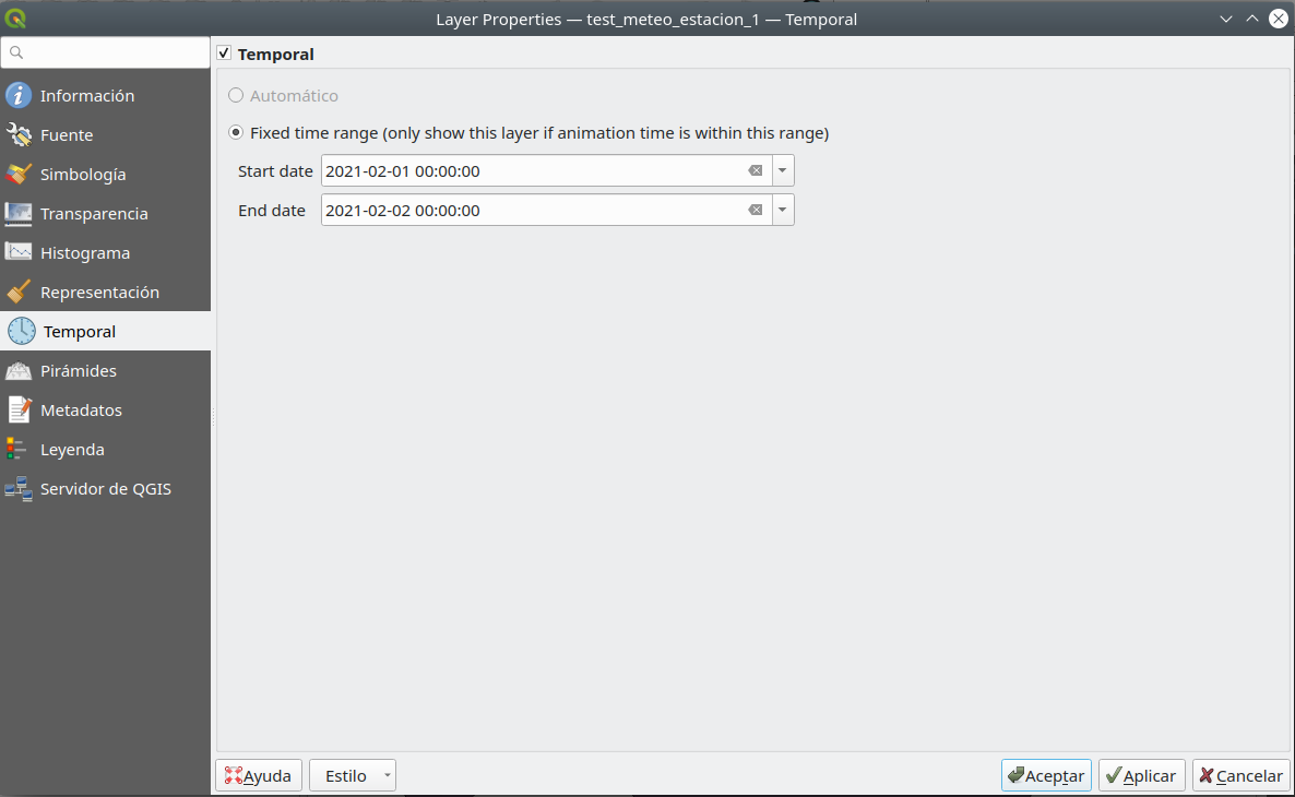 Setting temporal information to the raster dataset (1)