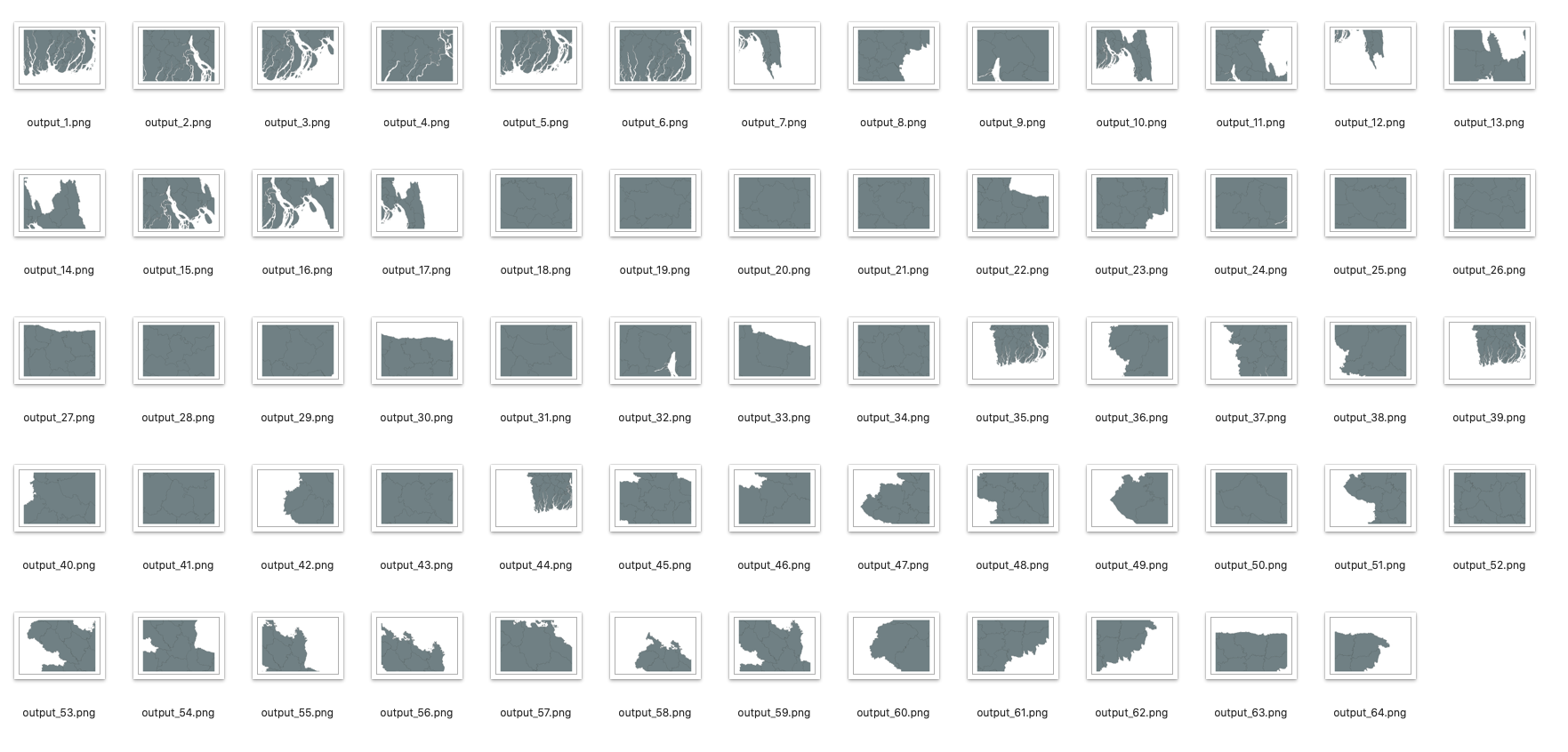 Atlas Outputs