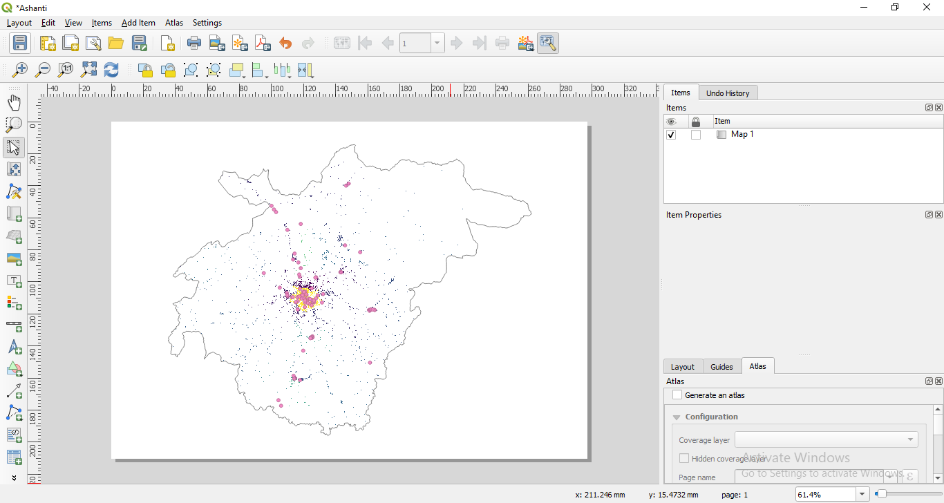 Add map to Print Layout