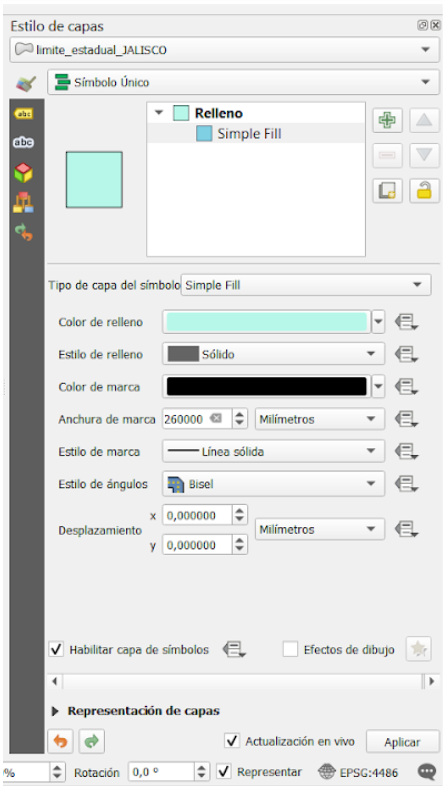 Layer Properties window and Symbology menu