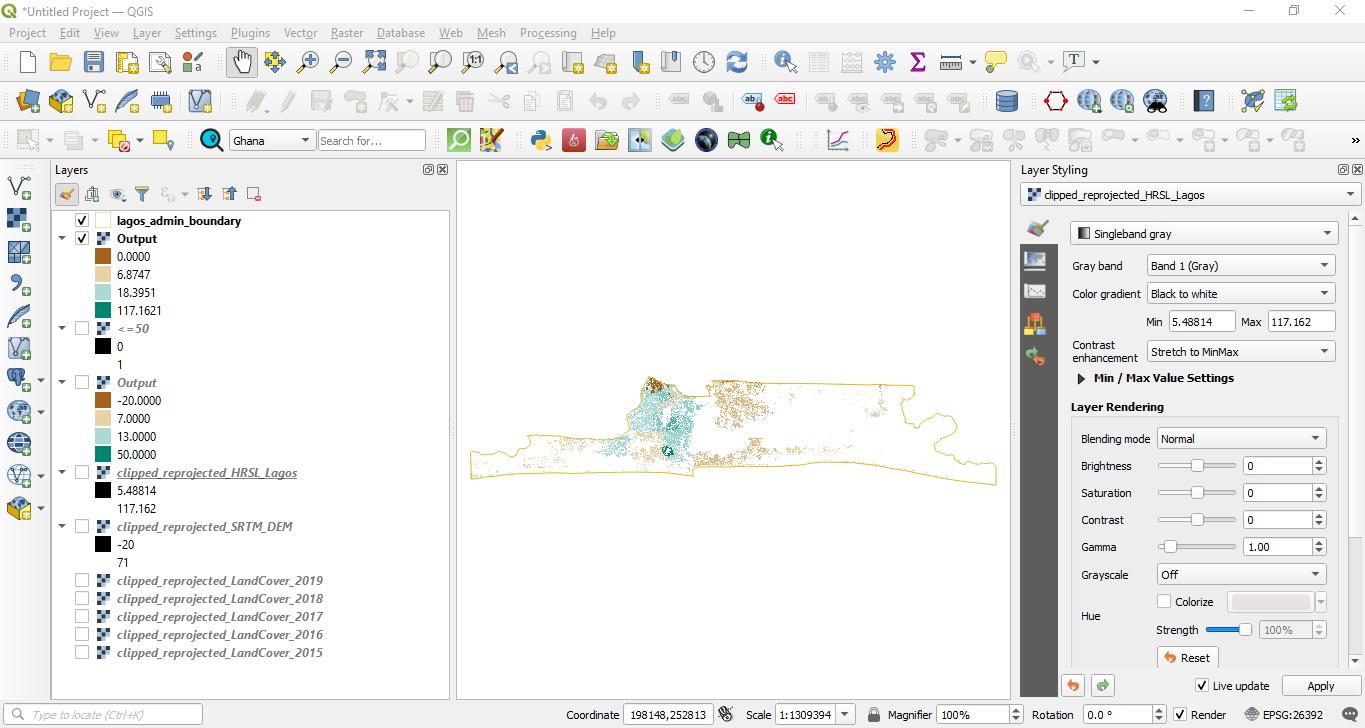 Using Value Tool to check results of Raster Calculator