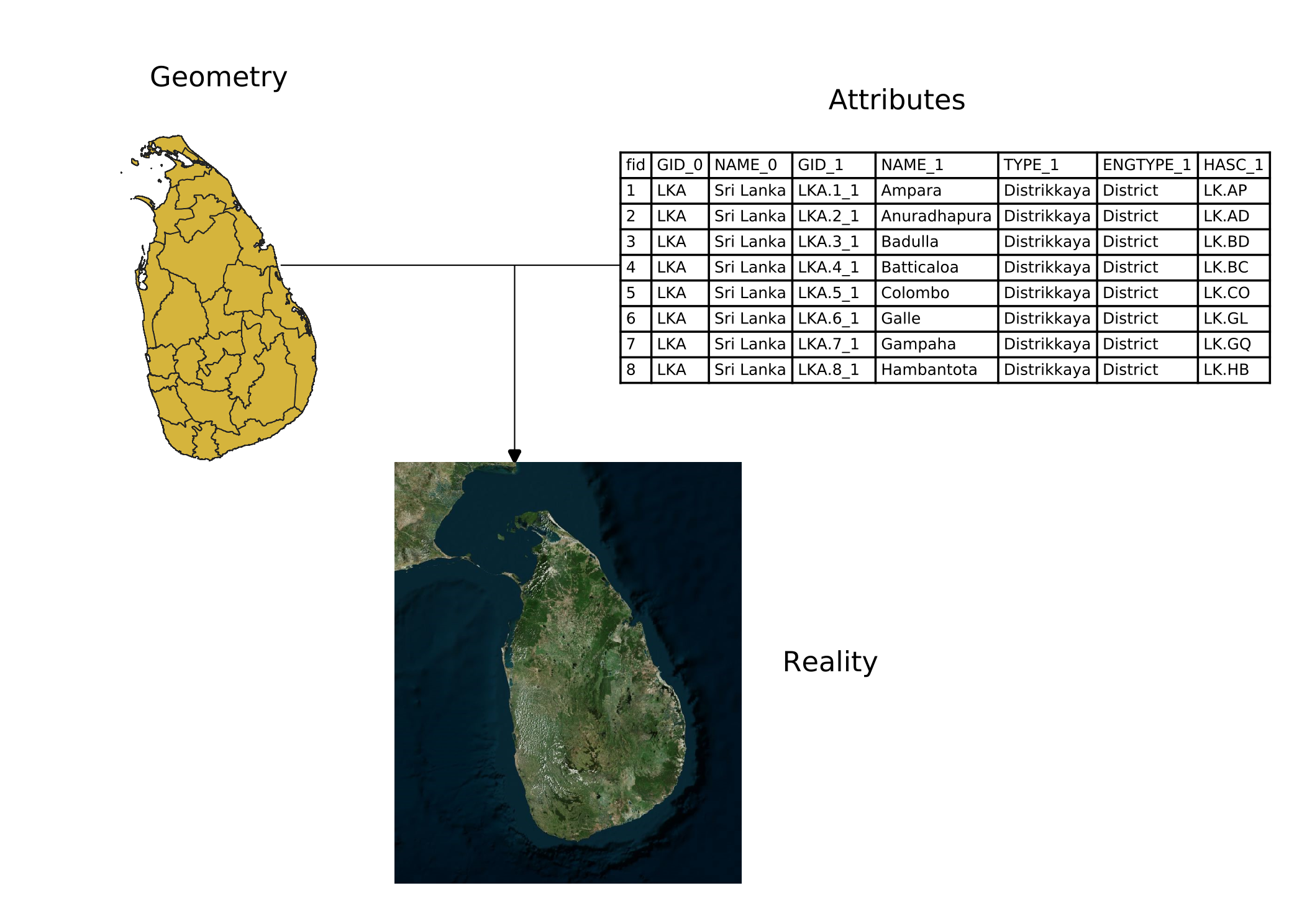 Spatial data model