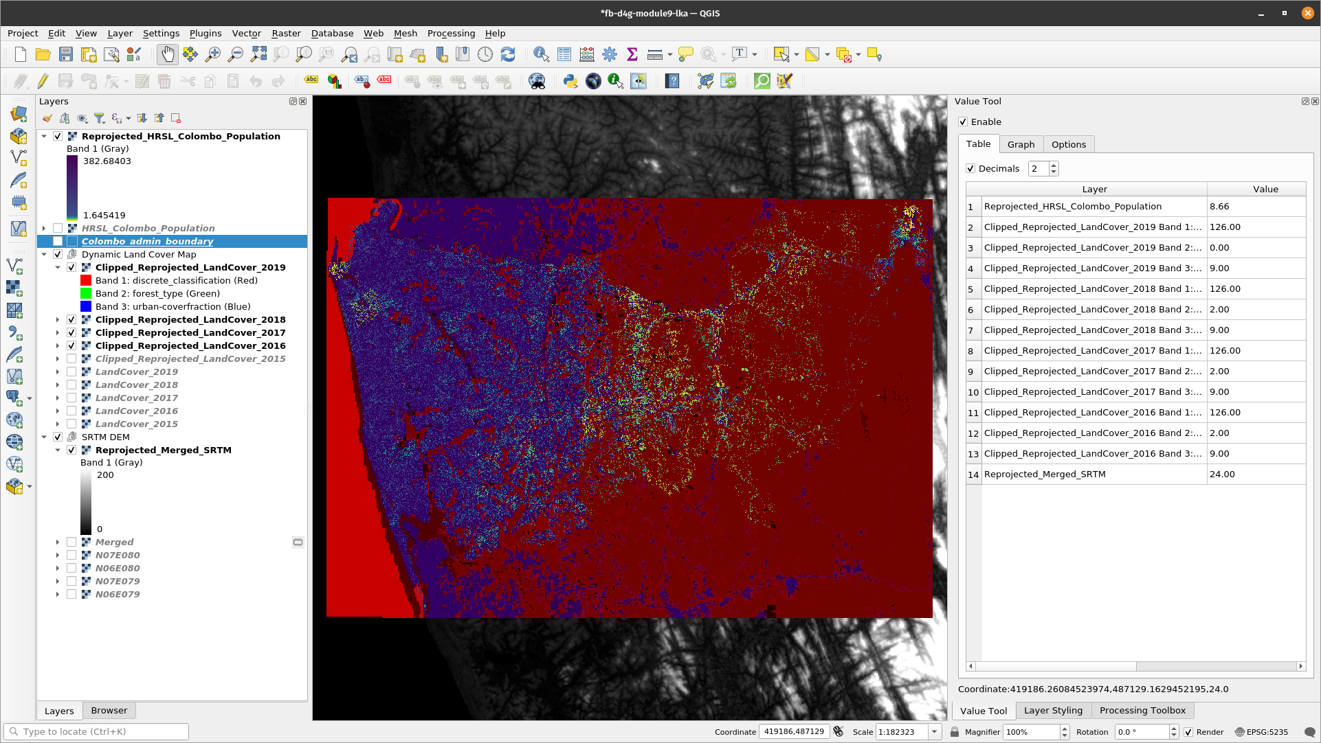 Loaded value tool - highlight on first tab - Table