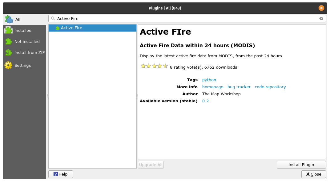 Active Fire plugin