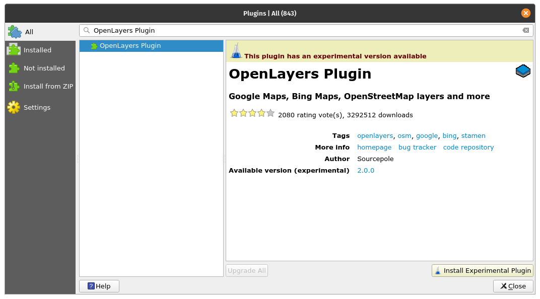 OpenLayers plugin