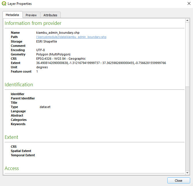 Layer Properties from Browser Panel