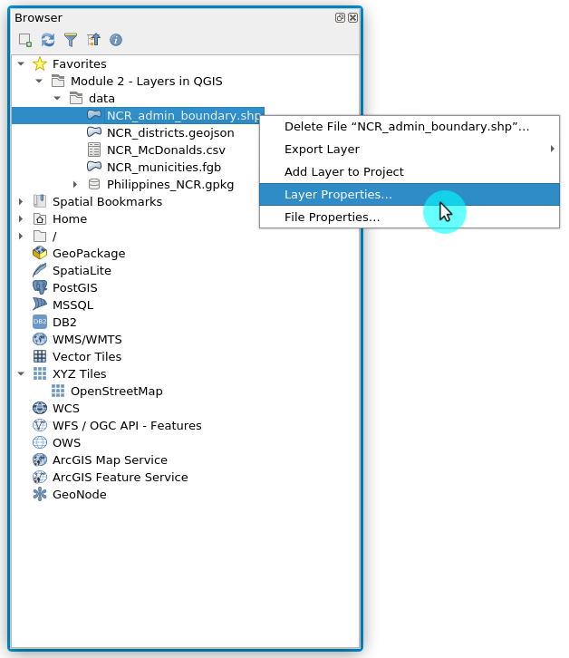 Checking Layer Properties Checking Layer Properties